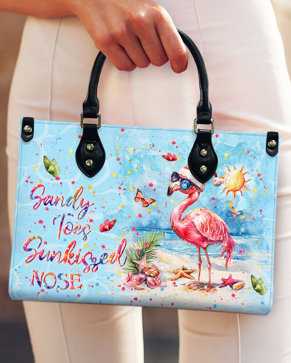 SANDY TOES SUNKISSED NOSE CHRISTMAS LEATHER HANDBAG YHLN2410244