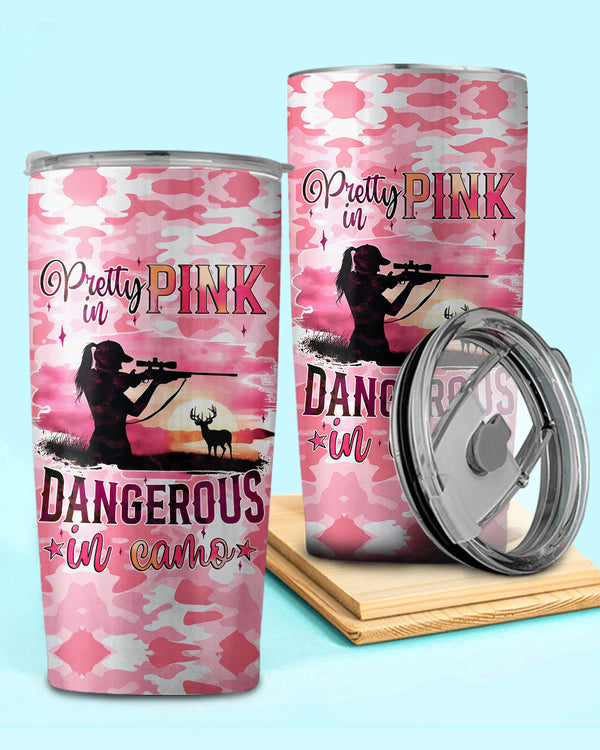 PRETTY IN PINK HUNTING TUMBLER - TYQY0111242