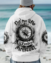NOT ALL WHO WANDER ARE LOST COMPASS ALL OVER PRINT  - TLTW0910252