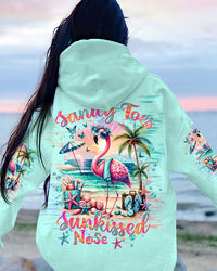 SANDY TOES SUNKISSED NOSE FLAMINGO ALL OVER PRINT - TLTW1412235