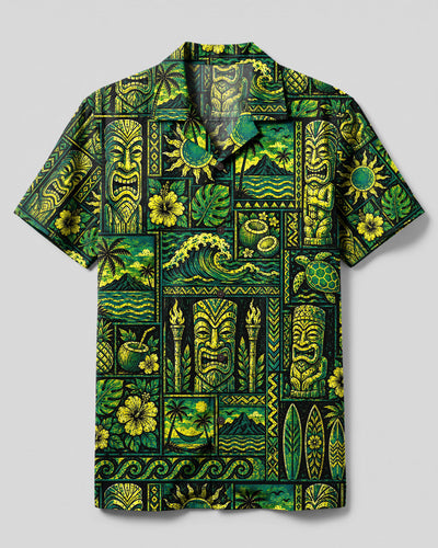 TIKI ISLAND LEGENDS CAMP SHIRT - YHHN2409265