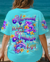MERMAID WISHES DOLPHIN KISSES ALL OVER PRINT - TLTW2207253