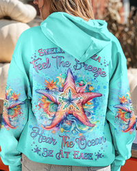 SMELL THE SEA FEEL THE BREEZE STARFISH ALL OVER PRINT - YHLH18092303