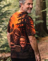 PERSONALIZED BIGFOOT SELFIE SUNSET ALL OVER PRINT - TLTW1307264