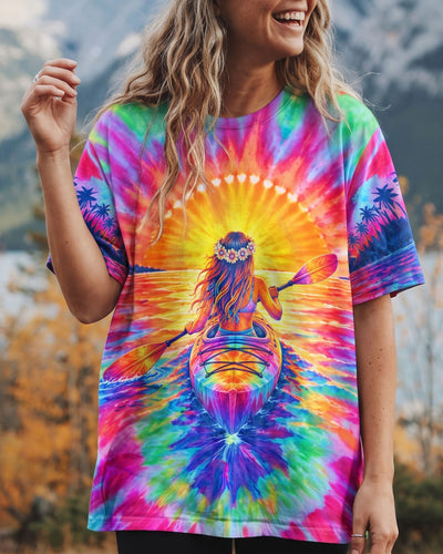 KAYAK TOWARD THE SUNSET BURST ALL OVER PRINT  - TLTW2410263