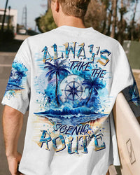 ALWAYS TAKE THE SCENIC ROUTE ALL OVER PRINT - TLTR2703244