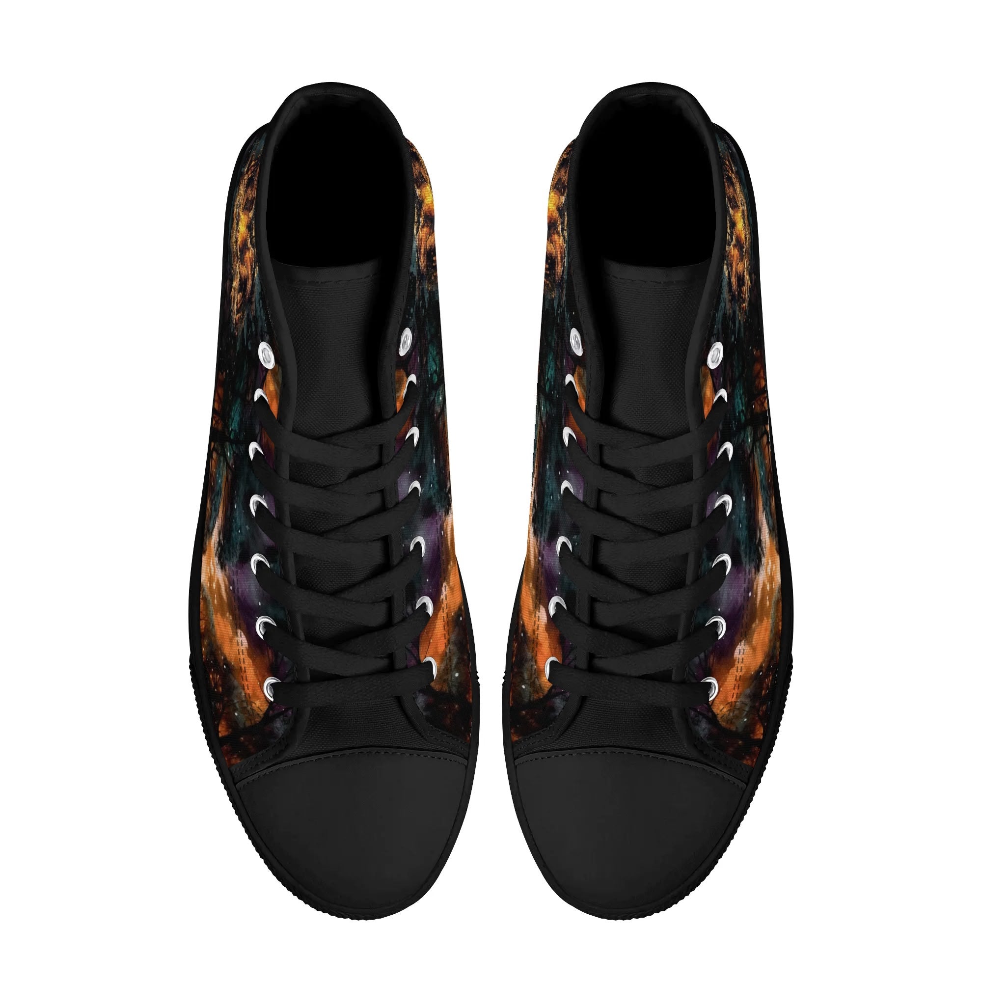 MAKING MEMORIES ONE CAMPFIRE AT A TIME BIGFOOT HIGH TOP CANVAS SHOES - TLNO2409245