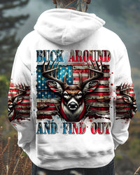 BUCK AROUND AND FIND OUT DEER HUNTING ALL OVER PRINT - TLNT0211243