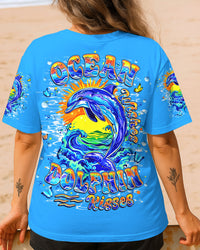 OCEAN WISHES DOLPHIN KISSES ALL OVER PRINT - YHHN1908252