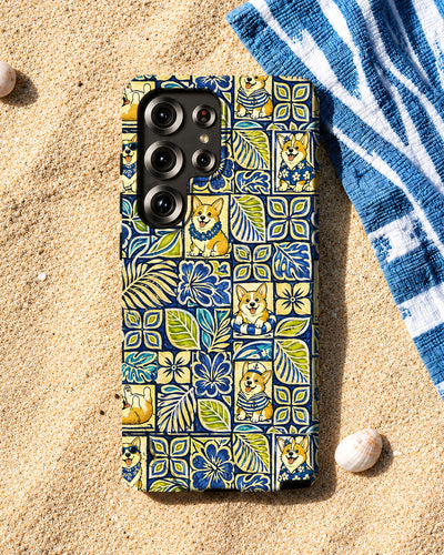 TROPICAL CORGI DOG MOSAIC PHONE CASE - TLNT2208261