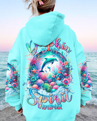DOLPHIN IS MY SPIRIT ANIMAL ALL OVER PRINT - TLTR0412234