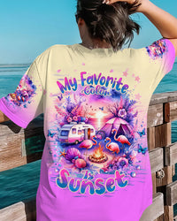MY FAVORITE COLOR IS SUNSET FLAMINGO ALL OVER PRINT - TLTW2406243