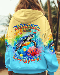 SALTWATER HEALS EVERYTHING TURTLE ALL OVER PRINT - TLNT2101254