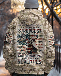 GO HUNTING IN THEIR SEVENTIES DEER ALL OVER PRINT  - TLTW2312241