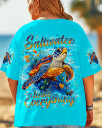 SALTWATER HEALS EVERYTHING TURTLE ALL OVER PRINT - TLNT2304251