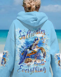 SALTWATER HEALS EVERYTHING TURTLE ALL OVER PRINT - YHLT1902244