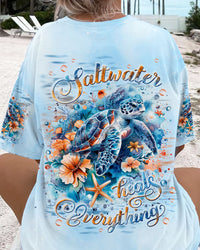 SALTWATER HEALS EVERYTHING TURTLE ALL OVER PRINT - TLNT1904243