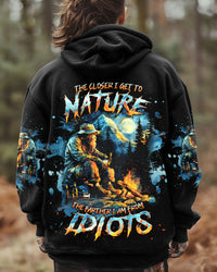 THE CLOSER I GET TO NATURE BIGFOOT ALL OVER PRINT - TLNT2509241