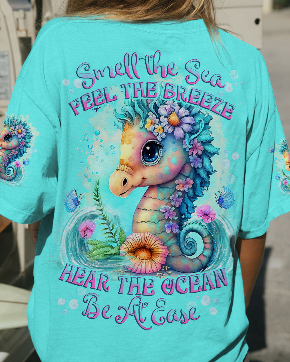 SMELL THE SEA FEEL THE BREEZE ALL OVER PRINT - TYTD1109232