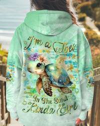 I'M A TOES IN THE SAND KINDA GIRL TURTLE ALL OVER PRINT - YHLN0201243
