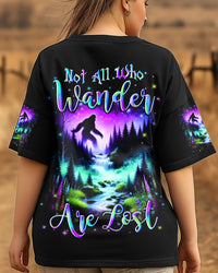 NOT ALL WHO WANDER ARE LOST BIGFOOT COLORFUL ALL OVER PRINT - YHLN2003253