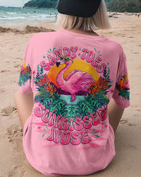 SANDY TOES SUNKISSED NOSE FLAMINGO TROPICAL ALL OVER PRINT - TLNO2906233