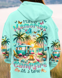 MAKING MEMORIES ONE CAMPFIRE AT A TIME FLAMINGO ALL OVER PRINT - TLTR2702243