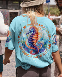 MY HOME IS THE OPEN SEA SEAHORSE ALL OVER PRINT - TYTD2607231