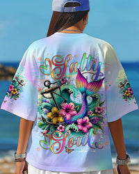 SALTY SOUL ANCHOR MERMAID ALL OVER PRINT  - TLNT2503252