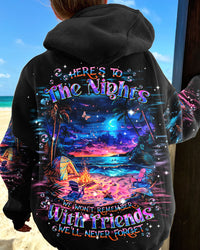 HERE'S TO THE NIGHTS WE WON'T REMEMBER BEACH ALL OVER PRINT - TLNT0403242