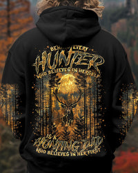 BEHIND EVERY HUNTER HUNTING DEER ALL OVER PRINT - TLTR0411243