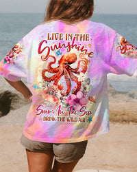 LIVE IN THE SUNSHINE OCTOPUS ALL OVER PRINT - TLTW2407232