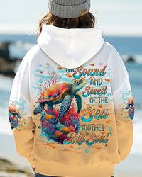 THE SOUND AND SMELL OF THE SEA TURTLE ALL OVER PRINT  - TLNT2502251