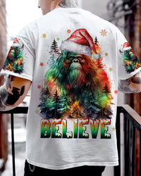 BELIEVE BIGFOOT CHRISTMAS ALL OVER PRINT - TLNT0709232