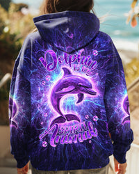DOLPHIN IS MY SPIRIT ANIMAL ALL OVER PRINT  - TLNT1511244