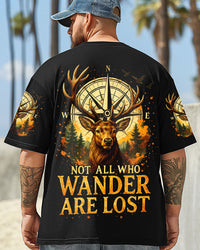 NOT ALL WHO WANDER ARE LOST DEER COMPASS  ALL OVER PRINT - TLTR2908251