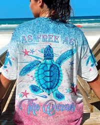 AS FREE AS THE OCEAN TURTLE ALL OVER PRINT - YHLN3107231