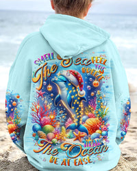SMELL THE SEA FEEL THE BREEZE DOLPHIN CHRISTMAS ALL OVER PRINT - TLTR3110236