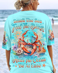 SMELL THE SEA FEEL THE BREEZE CRAB ALL OVER PRINT - YHLN1407231