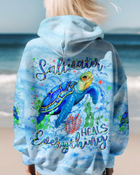 SALTWATER HEALS EVERYTHING TURTLE ALL OVER PRINT - YHLN2312243