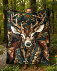 CAMO DEER FLEECE BLANKET - YHHN0602263
