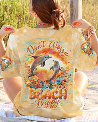 DON'T WORRY BEACH HAPPY DOLPHIN ALL OVER PRINT - TLNT1305241