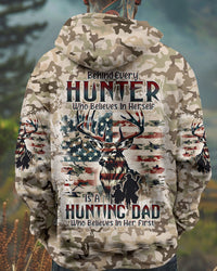 BEHIND EVERY HUNTER HUNTING DEER ALL OVER PRINT - TLTW0411241