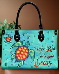 AS FREE AS THE OCEAN LEATHER HANDBAG - YHLN1908244