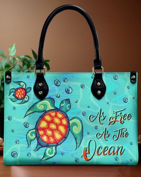 AS FREE AS THE OCEAN LEATHER HANDBAG - YHLN1908244