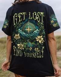 GET LOST FIND YOURSELF COMPASS ALL OVER PRINT - TLNT1905232