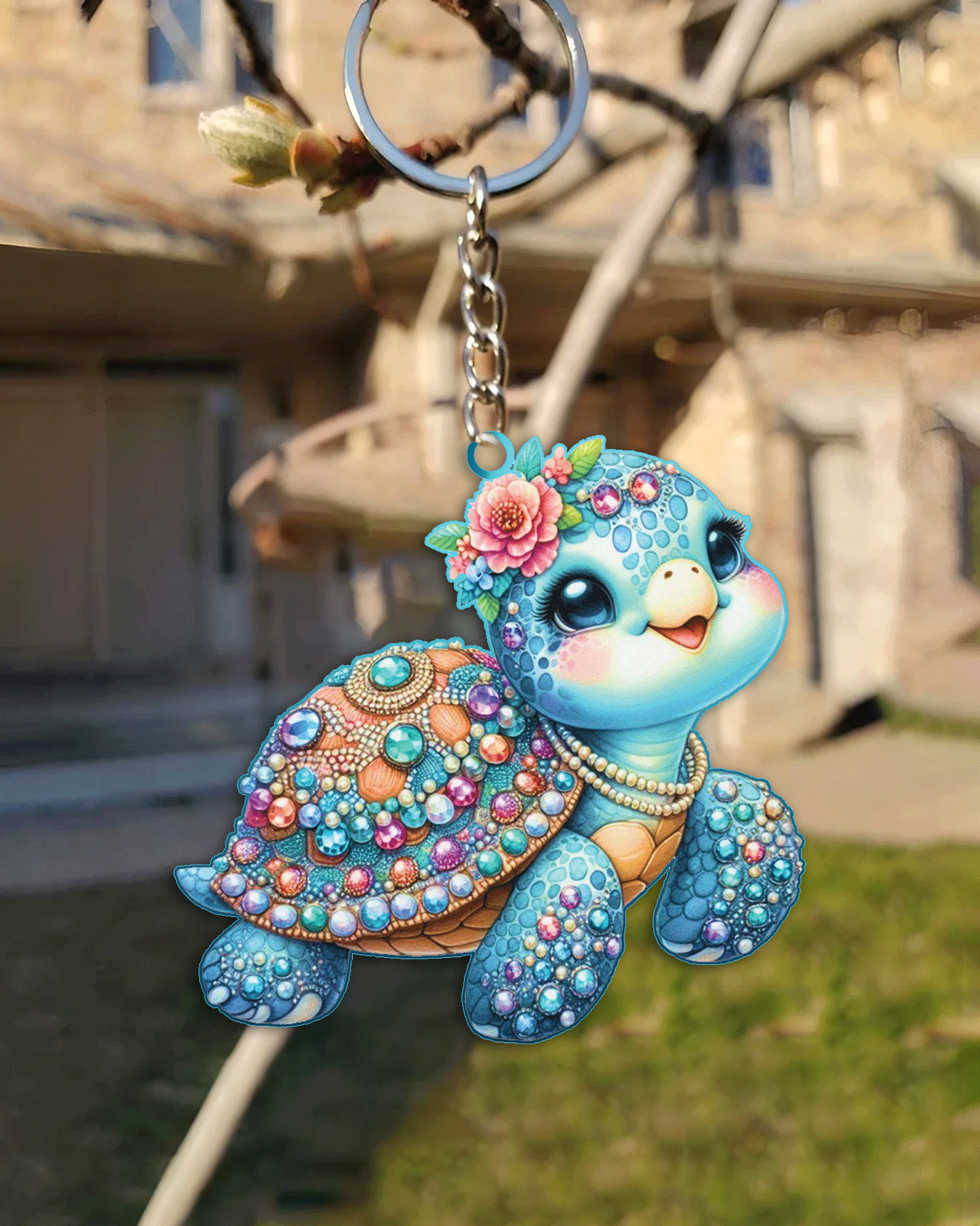 CUTE SEA TURTLE ORNAMENT & KEYCHAIN - YHLT2508252