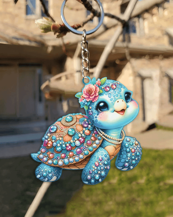 CUTE SEA TURTLE ORNAMENT & KEYCHAIN - YHLT2508252