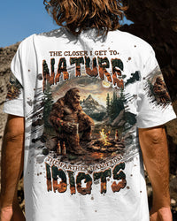 THE CLOSER I GET TO NATURE BIGFOOT ALL OVER PRINT - TLTW0608242