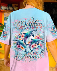 DOLPHIN IS MY SPIRIT ANIMAL ALL OVER PRINT - TLNT0405245
